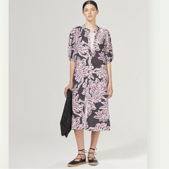 LANHTROPY Organic Linen Bubble Dress Sz XL - Picture 3 of 9